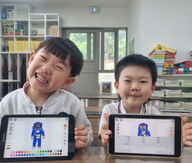 우주인 되었어요.